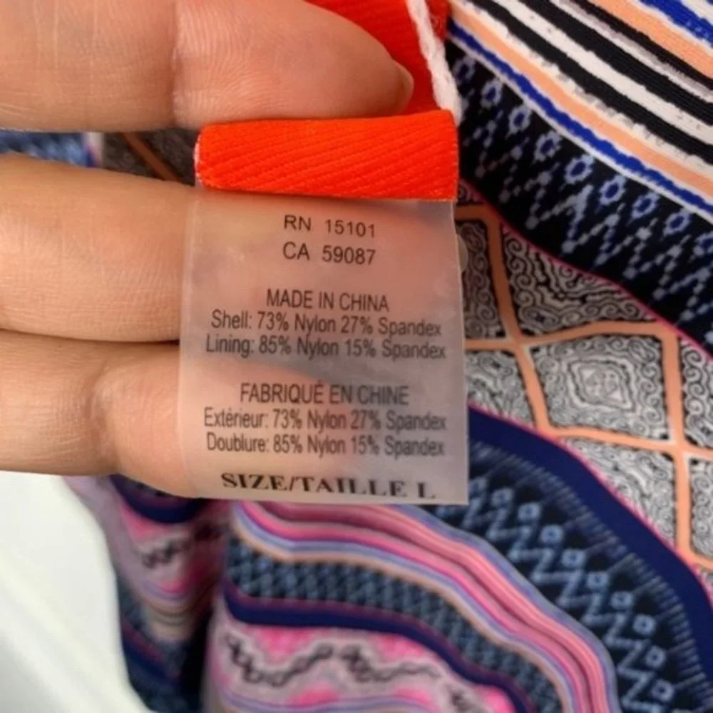 Red Carter Cali Knotted Side Maillot 1-Piece NWOT - Picture 10 of 10